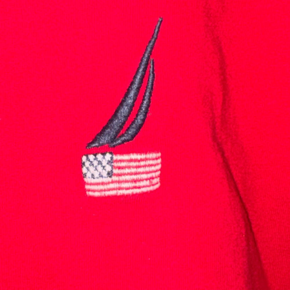 Nautica Classic Red Short Sleeve Tee